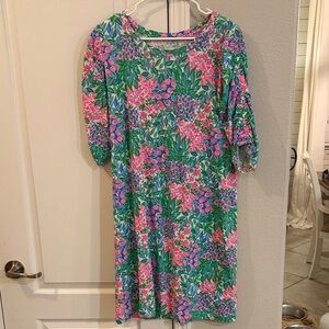 Lilly Pulitzer Vibrant Floral Midi Dress